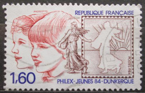 Potovn znmka Francie 1984 Vstava mldee, Dnkirchen Mi# 2440