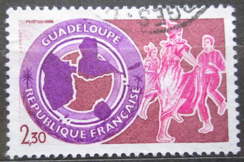 Potovn znmka Francie 1984 Region Guadeloupe Mi# 2427