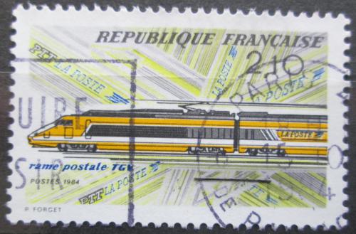 Potovn znmka Francie 1984 Lokomotiva TGV Mi# 2460 - zvtit obrzek