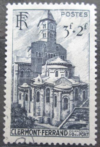 Potovn znmka Francie 1947 Notre-Dame du Port, Clermont-Ferrand Mi# 774 - zvtit obrzek