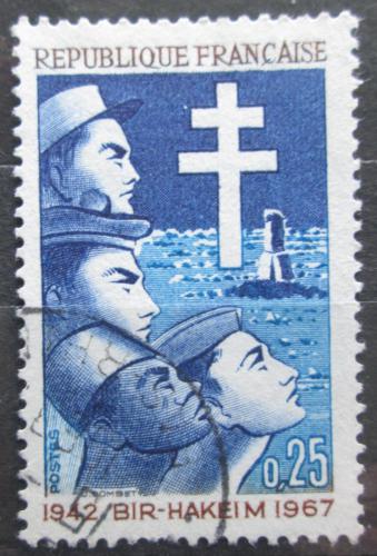 Potovn znmka Francie 1967 Francouzt vojci Mi# 1599