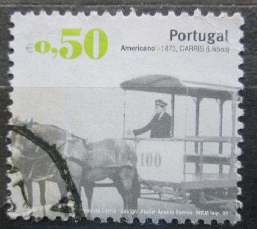Poštovní známka Portugalsko 2007 Povoz tažený koòmi Mi# 3149