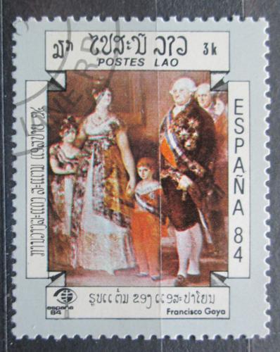Poštovní známka Laos 1984 Umìní, Francisco Goya Mi# 739