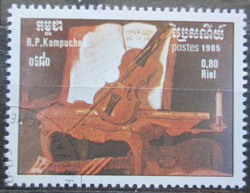 Poštovní známka Kambodža 1985 Umìní, Jean-Baptiste Oudry Mi# 682