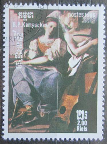 Poštovní známka Kambodža 1985 Umìní, Bartolomeo Schedoni Mi# 685
