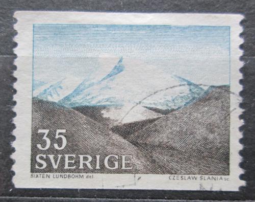 Poštovní známka Švédsko 1967 Pohoøí Fjäll Mi# 575 A