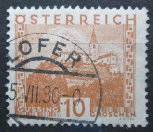 Poštovní známka Rakousko 1929 Hrad Güssing Mi# 498