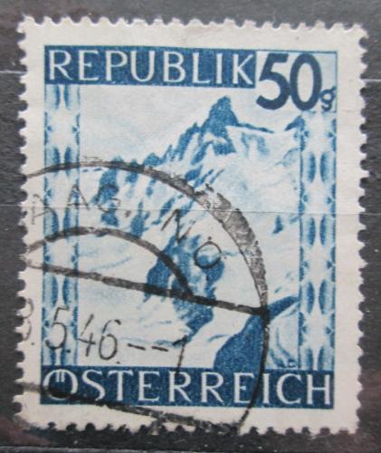 Poštovní známka Rakousko 1946 Pohoøí Silvretta Mi# 760