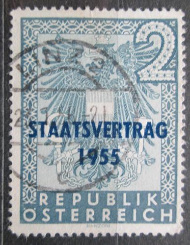 Potovn znmka Rakousko 1955 Orlice petisk Mi# 1017