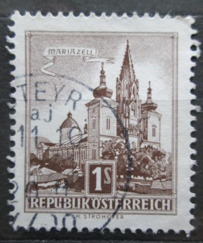 Potovn znmka Rakousko 1957 Bazilika Mariazell Mi# 1035