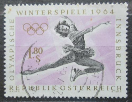 Poštovní známka Rakousko 1963 ZOH Innsbruck, krasobruslení Mi# 1139