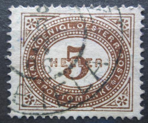 Poštovní známka Rakousko 1899 Doplatní Mi# 14