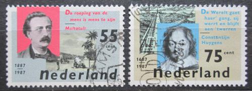 Potovn znmky Nizozem 1987 Osobnosti Mi# 1313-14