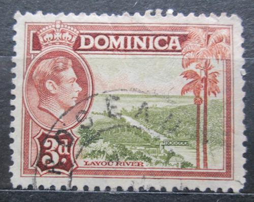 Poštovní známka Dominika 1942 Øeka Layou Mi# 98 