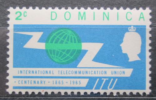 Poštovní známka Dominika 1965 ITU, 100. výroèí Mi# 181