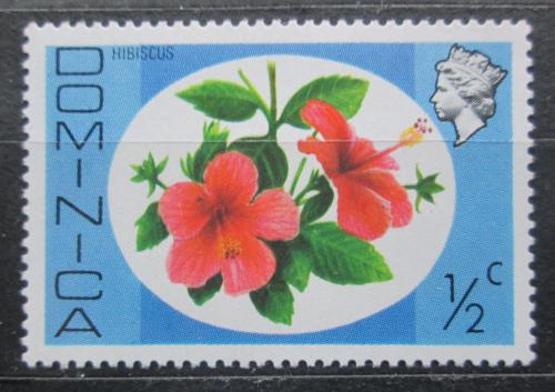 Poštovní známka Dominika 1975 Ibišek Mi# 457