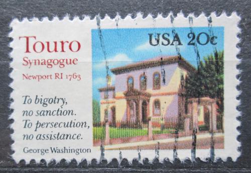 Potovn znmka USA 1982 Synagoga Touro Mi# 1598