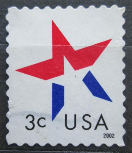 Potovn znmka USA 2002 Hvzda v nrodnch barvch Mi# 3582 - zvtit obrzek