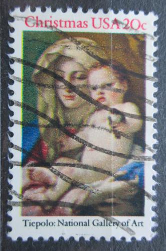 Potovn znmka USA 1982 Vnoce, umn, Giovanni Battista Tiepolo Mi# 1606 - zvtit obrzek