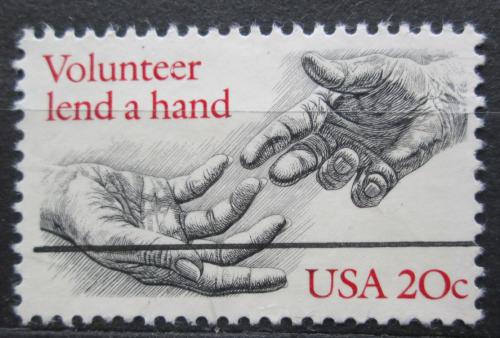 Potovn znmka USA 1983 Pomoc dobrovolnk Mi# 1627