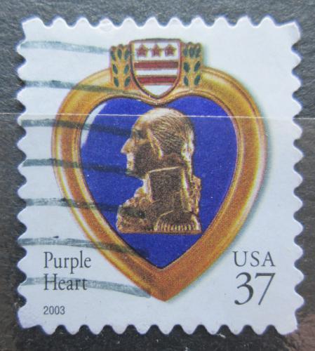 Potovn znmka USA 2003 Vyznamenn Purple Heart Mi# 3744 - zvtit obrzek