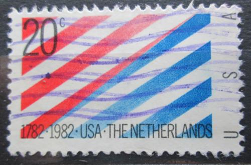 Potovn znmka USA 1982 Diplomatick vztahy s Nizozemm Mi# 1582