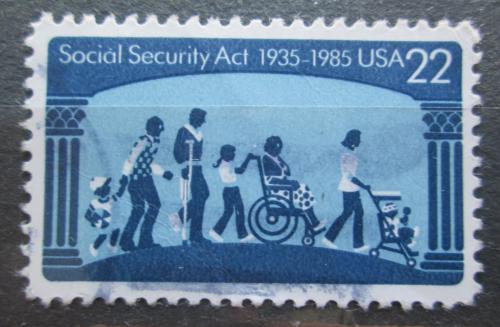 Potovn znmka USA 1985 Sociln pojitn, 50. vro Mi# 1763 - zvtit obrzek