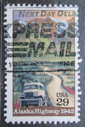 Potovn znmka USA 1992 Dlnice na Aljace, 50. vro Mi# 2239