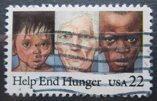 Potovn znmka USA 1985 Boj proti hladu Mi# 1776