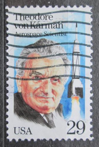 Poštovní známka USA 1992 Theodore von Kármán Mi# 2313