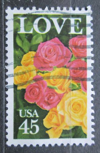 Poštovní známka USA 1988 Rùže Mi# 1993
