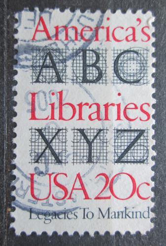 Potovn znmka USA 1982 Americk knihovny Mi# 1595
