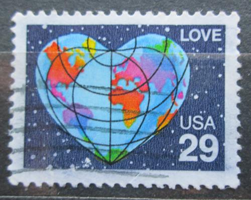 Poštovní známka USA 1991 Mapa svìta Mi# 2132 A