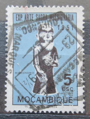 Poštovní známka Mosambik 1953 Socha misionáøe Mi# 416