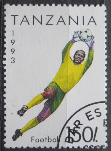 Poštovní známka Tanzánie 1993 Fotbal Mi# 1471