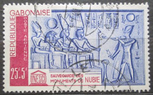 Poštovní známka Gabon 1964 Kampaò za záchranu Núbie Mi# 194