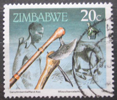 Potovn znmka Zimbabwe 1990 Sekera Mi# 425