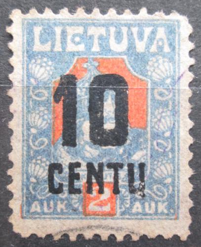 Potovn znmka Litva 1922 Velkokne Kstutis petisk Mi# 168 - zvtit obrzek