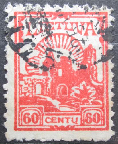 Poštovní známka Litva 1923 Ruiny hradu Kaunas Mi# 192