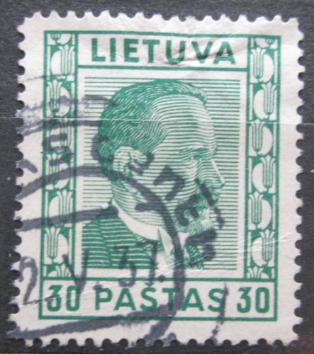 Potovn znmka Litva 1937 Prezident Antanas Smetona Mi# 411 - zvtit obrzek