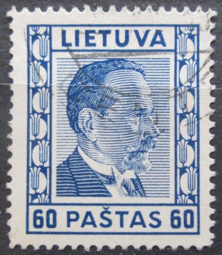Potovn znmka Litva 1937 Prezident Antanas Smetona Mi# 412