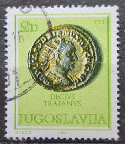 Potovn znmka Jugoslvie 1980 Mince Decius Trajanus Mi# 1838