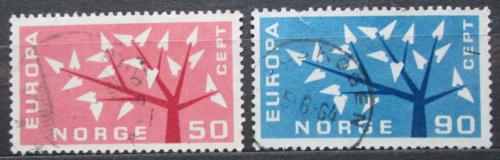 Poštovní známky Norsko 1962 Evropa CEPT Mi# 476-77