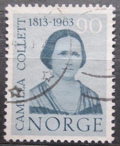 Potovn znmka Norsko 1963 Camilla Collett, spisovatelka Mi# 486