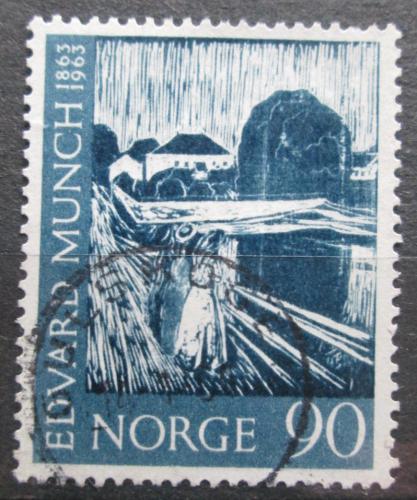 Potovn znmka Norsko 1963 Umn, Edvard Munch Mi# 511
