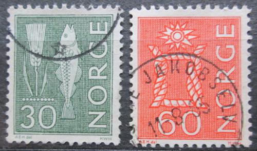 Poštovní známky Norsko 1964 Typické motivy Mi# 524-25