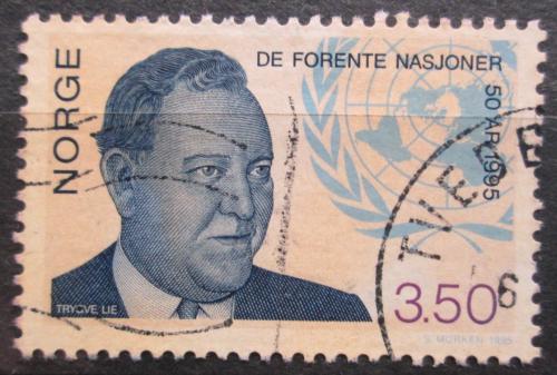Poštovní známka Norsko 1995 Trygve Lie Mi# 1187