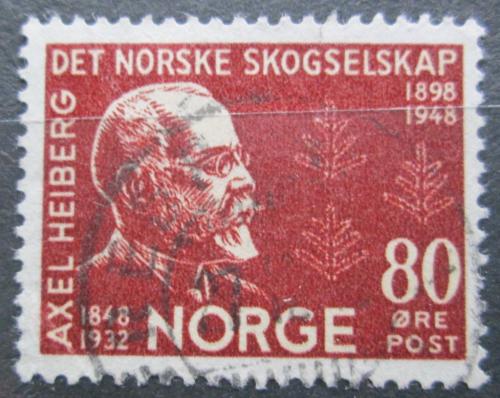 Poštovní známka Norsko 1948 Axel Heiberg Mi# 337