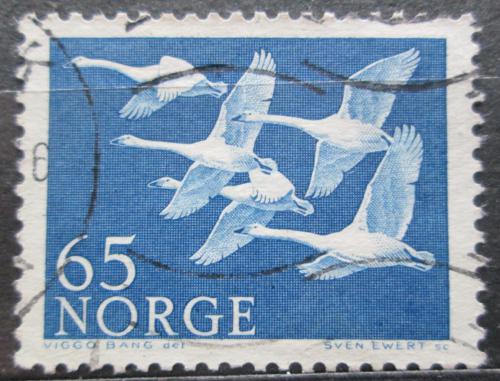 Poštovní známka Norsko 1956 Labutì Mi# 407
