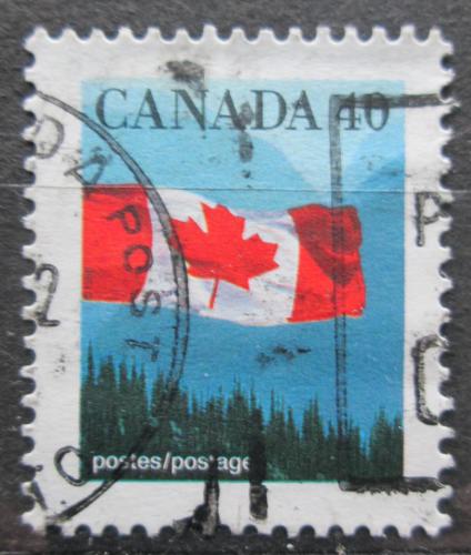 Potovn znmka Kanada 1990 Sttn vlajka Mi# 1212 - zvtit obrzek